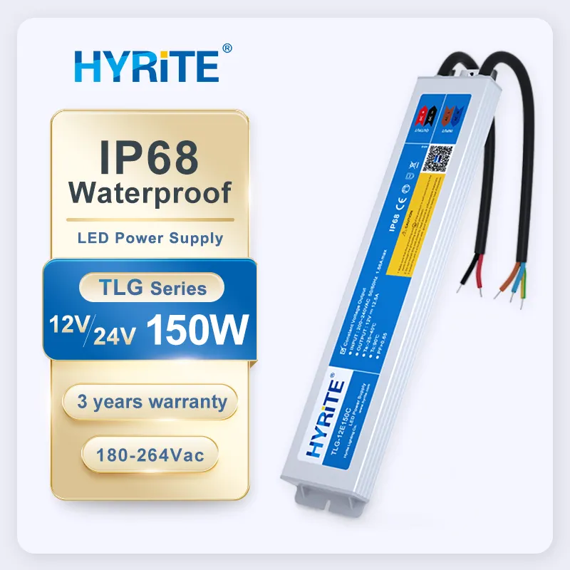 Ultra ince IP68 su geçirmez 12v 24v dc 24vdc 5a güç kaynağı 100W 12VDC cctv kutusu