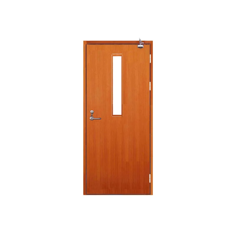 Europa british standard bs 476 porta tagliafuoco in legno con pannello di visione push bar halspan fuoco nucleo di uscita porta di emergenza