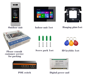 Sistema de intercomunicación para toda la casa Cat5 con pantalla táctil, los mejores sistemas de intercomunicación con cable para el hogar
