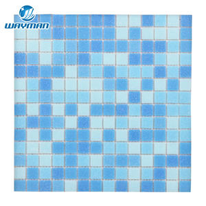 Thủ công khảm thủy tinh cho hồ bơi tường & sàn không thấm nước sang trọng hồ bơi Gạch <span class=keywords><strong>Mosaic</strong></span> - Product Image 6