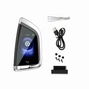 CF568 Universal Remote Smart Car <strong>Key</strong> With <strong>On</strong>-BD Modified Remote Smart <strong>Key</strong> LCD Touch Screen for Start and Stop Engine Button Cars - Product Image 1