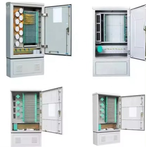 Solución de red FTTH FTTB FTTX ODF 288 núcleos gabinete de conexión cruzada de fibra óptica para exteriores caja de distribución de montaje en rack
