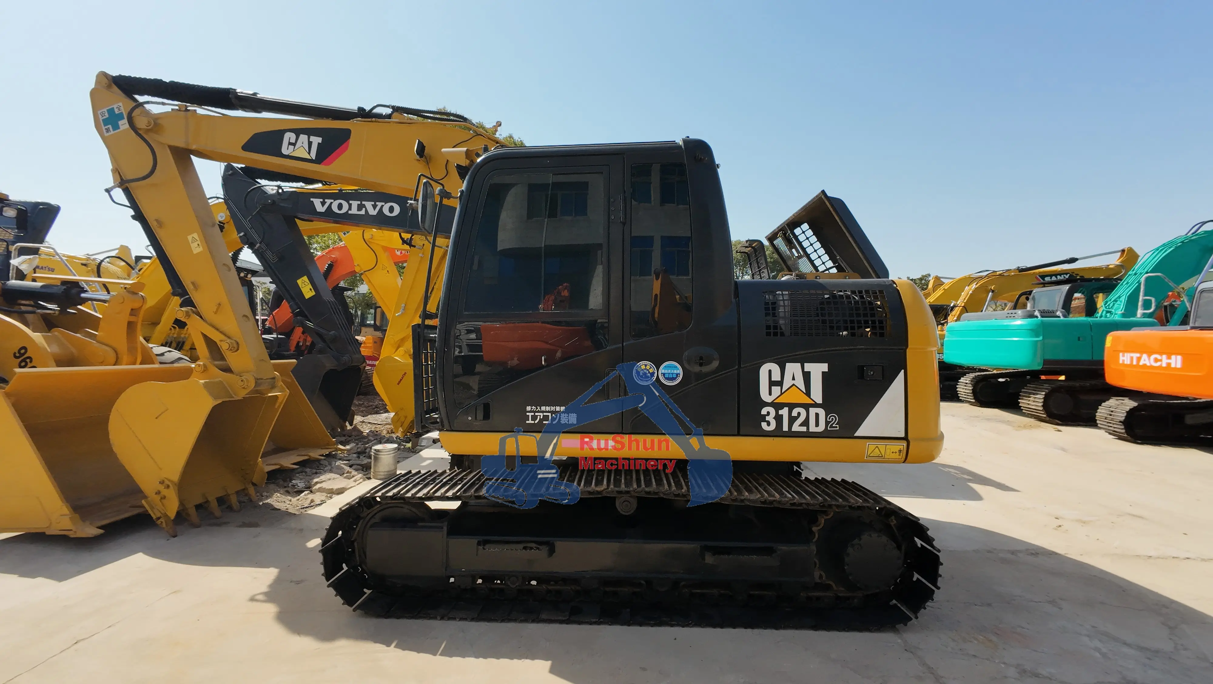 حفارة يابانية مستعملة CAT 312D مستعملة Excavator 312 مستعملة لحفارة البناء