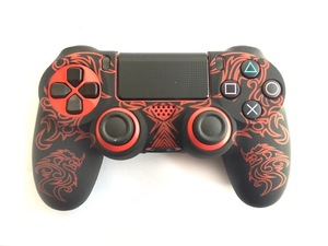 高品質ワイヤレスコントローラーシリコンシェルケースユニバーサルゲーム保護カバーPS4シリーズ用滑り止めアクセサリー - Product Image 4