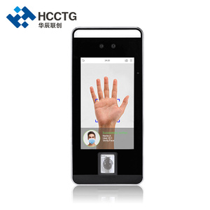 Terminale a 5 pollici di riconoscimento facciale della luce visibile del Touch Screen TCP / IP WIFI con il rivelatore della palma HKS-60P - Product Image 5