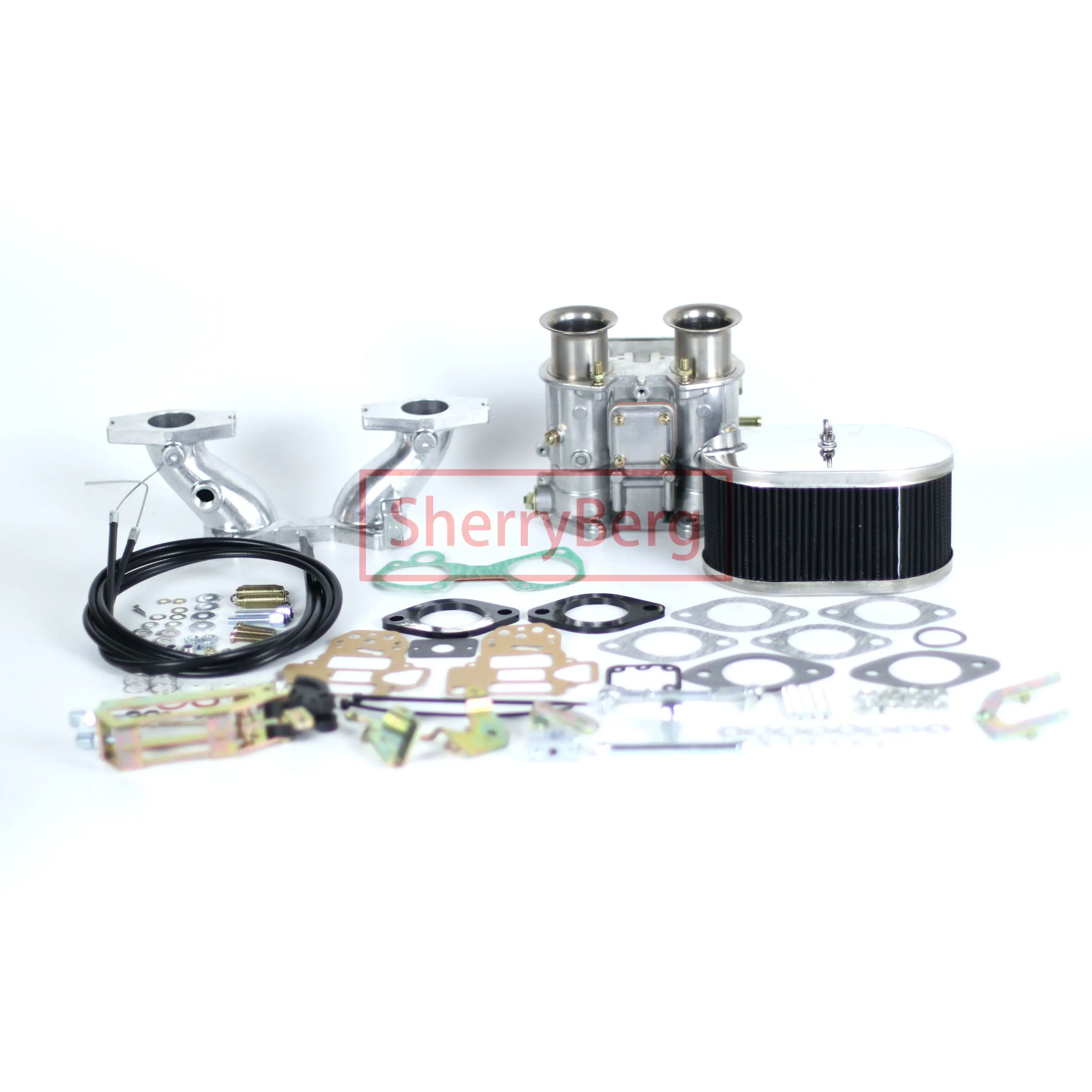 45 DCOE Vergaser Kit Ansaug krümmer Gestänge Luftfilter FÜR MG MGA 1500 1600 1622 De Luxe 1955 1956 1957 1958-1962