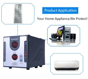 Regulador de voltaje estabilizador SVC AVR 500VA 0 5KVA, potencia 100, salida multifuncional RUIKANG, entrada de origen, regulador de voltaje