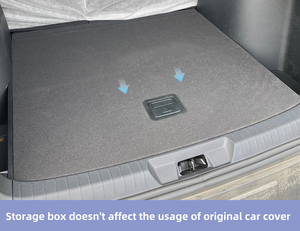 BYD Song PlusEV用リアトランク収納ボックスリアトランクオーガナイザー収納ボックストランク残り物スペース収納ボックス - Product Image 5