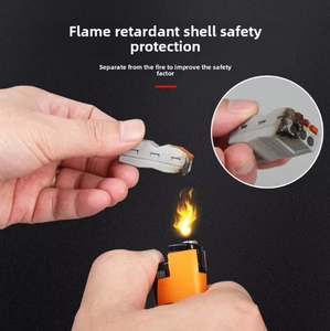 Spl-3 10A Đánh giá hiện tại 10 mảnh thiết lập đẩy-loại Docking parallelizer dây Splitter nhanh chóng khối thiết bị đầu cuối 3-trong 3-out kết nối - Product Image 4