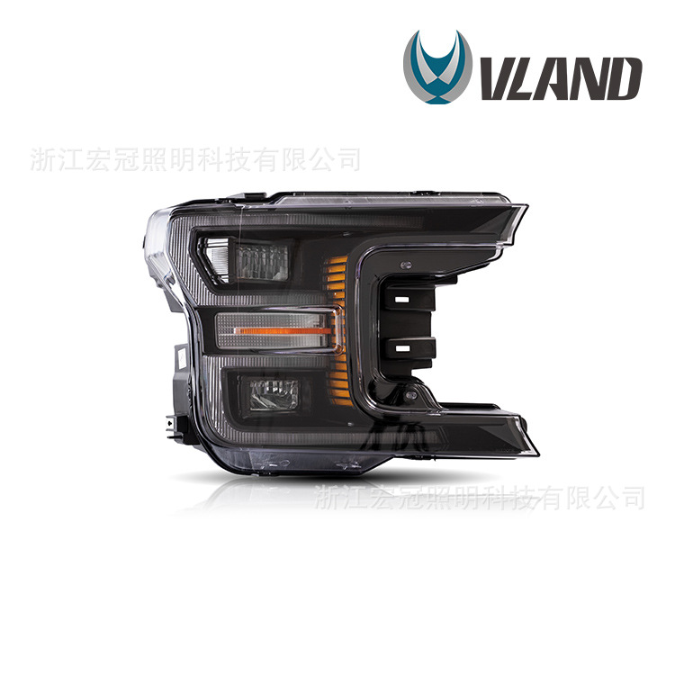 Blackened full led headlights
