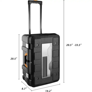 162钢制工具箱，带手动工具组，用于车库存储工具柜拉杆箱 - Product Image 6