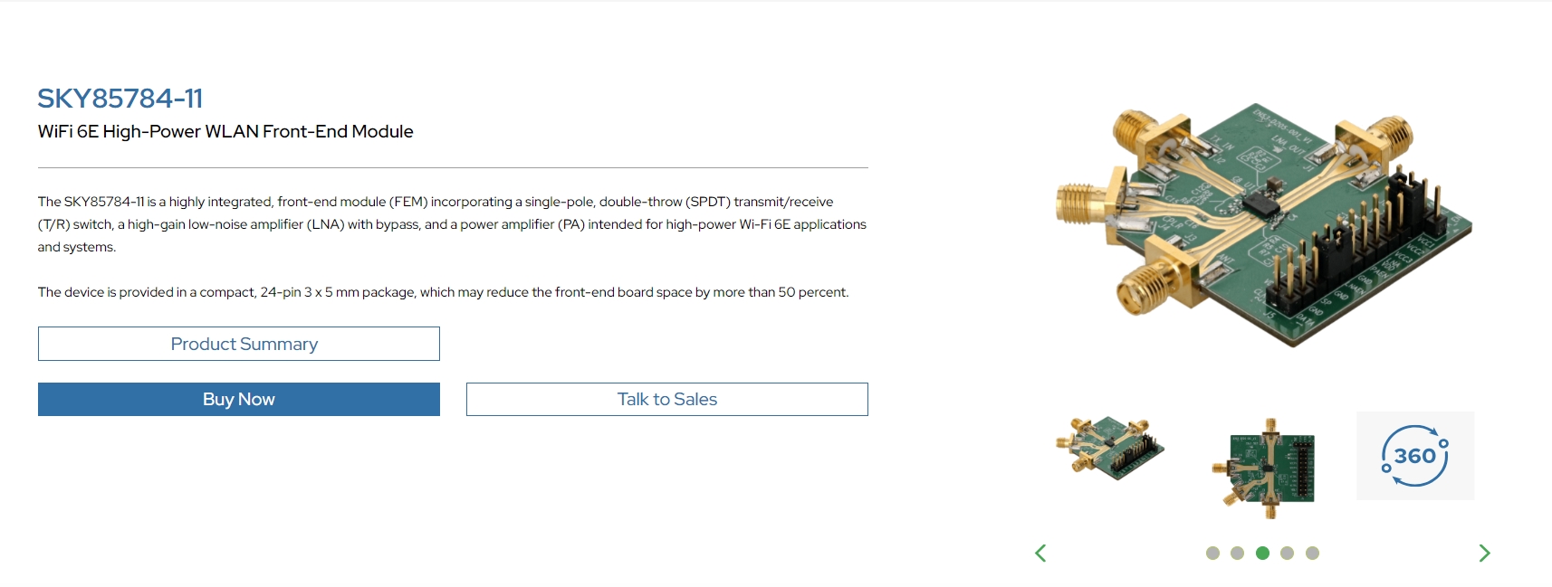 Merrillchip Original New SKY85319-11 Advanced Technology RF