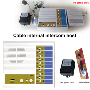 MEEYI Hotel teahouse-sistema de intercomunicación bidireccional para restaurante, walkie-talkie interno con cable por tipo - Product Image 2