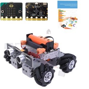 Microbit v2 kiti 4WD Mecanum robotik tekerlek eğitici parça robot şasi marş bilim kiti kontrol kartı için - Product Image 2