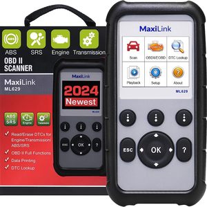 Para Autel ML629 OBD2 Scanner 1 año de garantía 12V AC Lector de código de diagnóstico Software más nuevo para modelos de vehículos Analizador de motor - Product Image 1