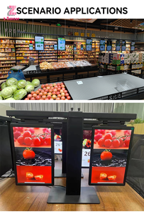 Dual Side Hiển thị nội dung khác nhau Android - 10.1 "LCD video giá tag quảng cáo kỹ thuật số biển cho siêu thị cửa hàng bán lẻ - Product Image 6