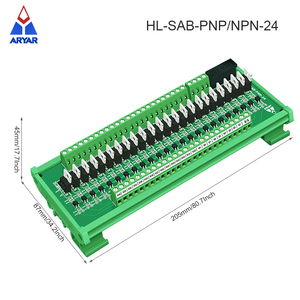 Placa de amplificador de señal PLC de microordenador de un solo Chip de 24 canales Entrada y salida NPN/PNP Aislamiento de fotoacoplador de entrada - Product Image 4