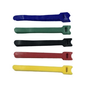 Correa de sujeción de doble cara reutilizable, gancho de autosujeción, correa de pulgada, Logo personalizado impreso, de vuelta a atrás, lazo de Cable - Product Image 1