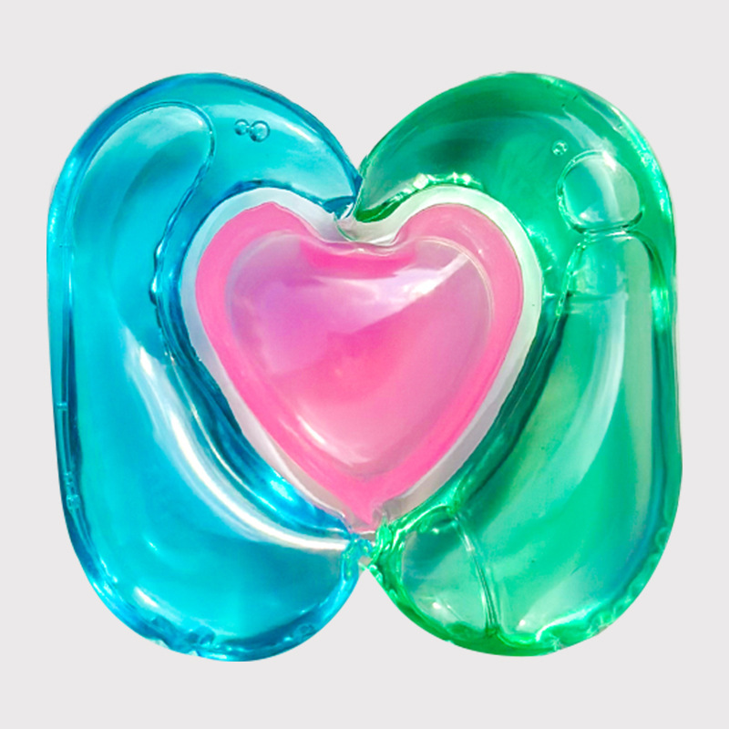 Tres cavidades amor azul rosa verde 10g