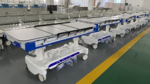 Распродажа, медицинские Гидравлические Переносные носилки для транспортных средств, Роскошные Гидравлические Больничные Носилки, неотложная медицинская помощь - Product Image 6