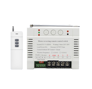 Interruttore telecomando Wireless 110V-380V 40A interruttore di misurazione della potenza inversa del regolatore del motore fisso opzioni del codice di rotolamento - Product Image 1