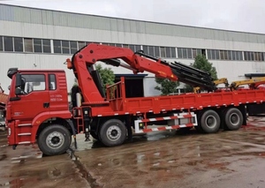 Multi-functional 12 Tonne Truck-mounted <strong>Crane</strong>, One-stop Solution for Lifting, <strong>Loading</strong>, <strong>Unloading</strong> and Installation.
