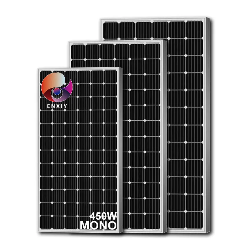Atacado Bifacial Solar 450W Monocristalino PV Módulo Fotovoltaica Painéis De Energia Solar Preço A partir de China