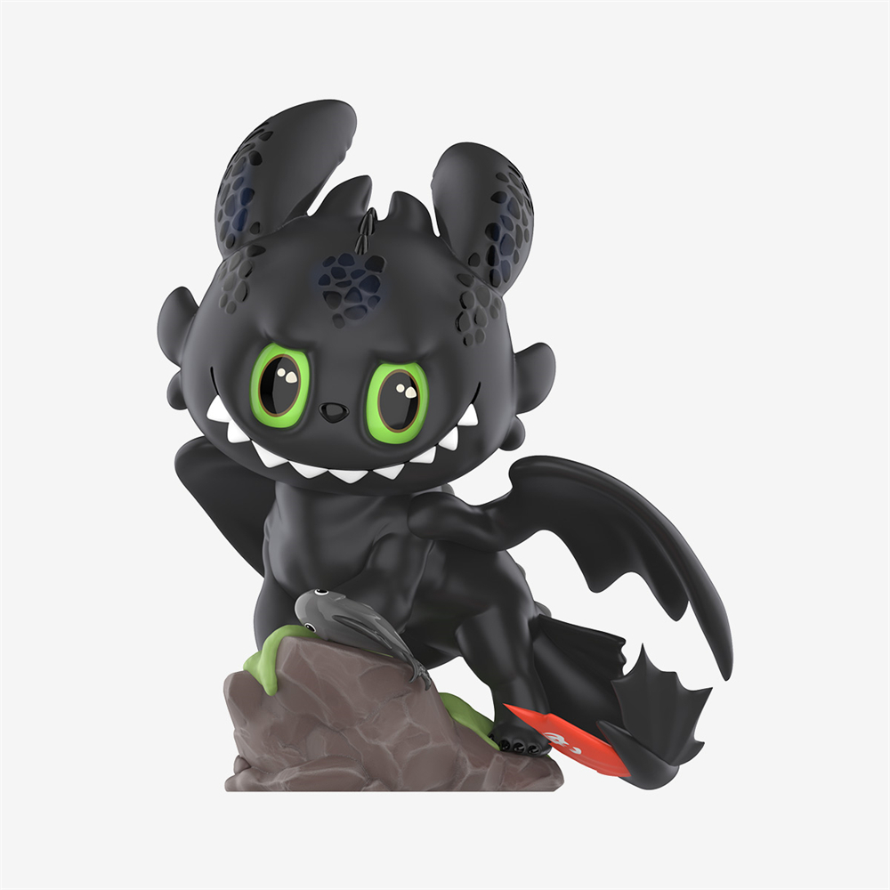 17,5 cm-Comment dresser votre dragon Figurine Noir