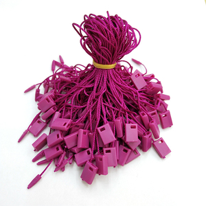 Multi Color Garment <strong>String</strong> Stopper <strong>Plastic</strong> Cord Rope Lock Seal <strong>Tag</strong> hang <strong>Tag</strong> <strong>String</strong> Labels for Clothing Accessories