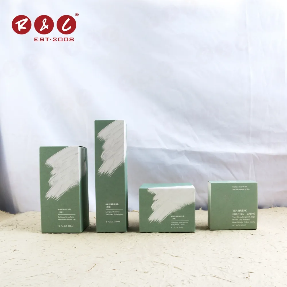 Caja organizadora de cartón de gran capacidad para productos de maquillaje, embalaje de tubo de papel para cosméticos, Eco, a la moda, personalizada