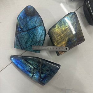 Freeform labradorit kristal şifa taşı doğal düzensiz taş kristal ücretsiz şekil yeşim kuvars dekor ve hediyeler için - Product Image 6