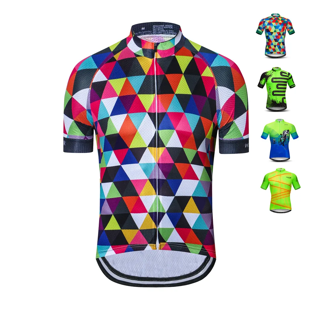 Ropa de ciclismo personalizada, jersey de bicicleta transpirable, retro