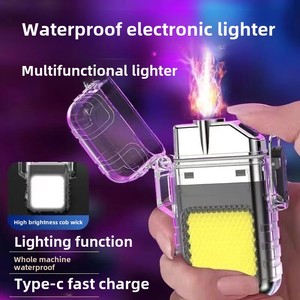 Grenz überschreitende tragbare LED-Arbeits zigaretten anzünder Multifunktion aler Lichtbogen Wiederauf ladbare USB-Taschenlampen mit starkem Blitz - Product Image 4