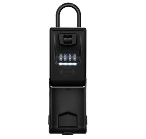 Online Sell Hanger Key Storage <strong>Lock</strong> <strong>Box</strong> with Hook LED Light Smart Combination Key <strong>Box</strong> Code <strong>Lock</strong> Zinc Alloy Outdoor Key <strong>Lock</strong> <strong>Box</strong> - Product Image 2