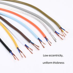 สายไฟหุ้ม H03VV-F แบบ3แกนสีใส0.75mm ² อุปกรณ์ให้แสงสว่าง VDE มาตรฐานยุโรป - Product Image 3