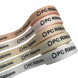 PC Băng bán buôn Grosgrain <span class=keywords><strong>Ribbon</strong></span> với in logo tùy chỉnh logo Webbing 100% polyester Quà Tặng <span class=keywords><strong>Ribbon</strong></span> CuộN - Product Image 2