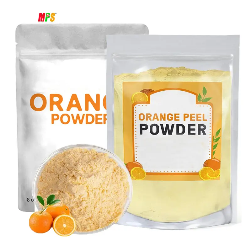 100% Pure Instant Flavored Orange Drink Powder OEM Freeze Dried Orange Juice Concentrate Orange Powder for Beverages