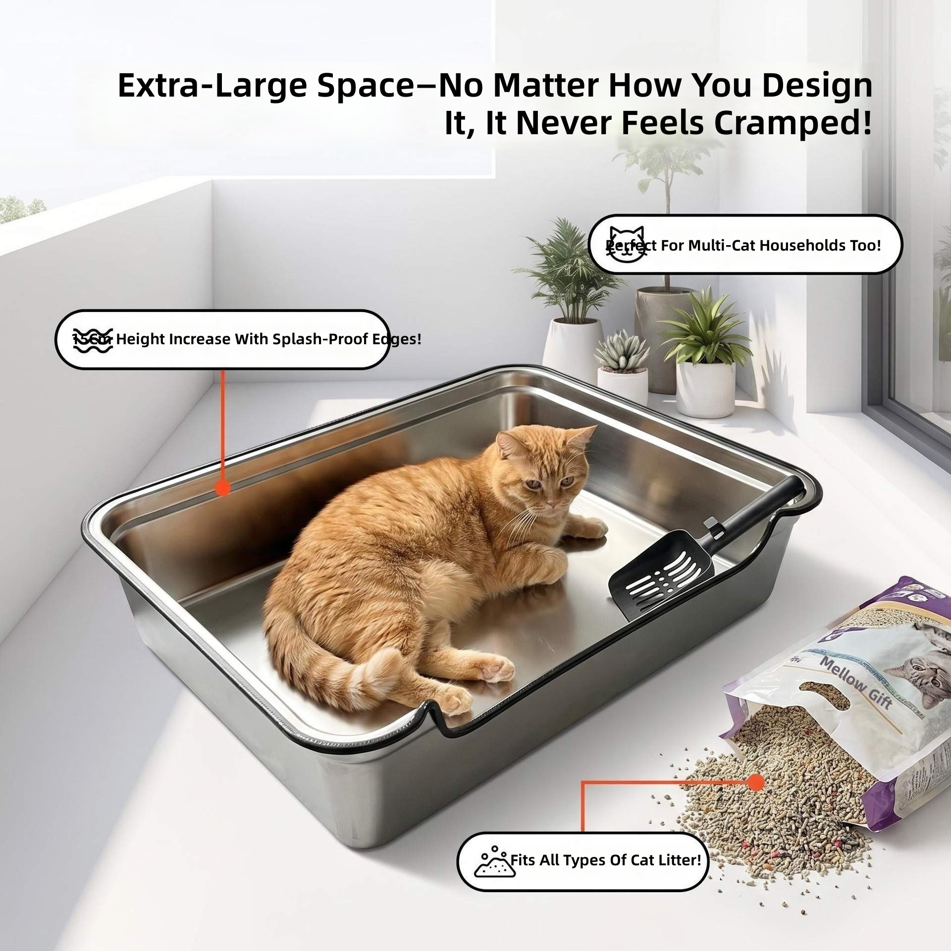 Gray 70*50*15cm