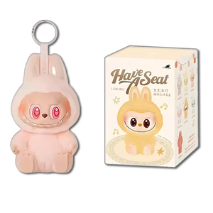 Labubu 2.0 sevimli canavar PVC kolye bebek modeli oyuncak 1 adet koltuk serisi anahtarlık ve gizem kutuları ile Anime figürü - Product Image 1
