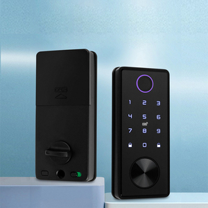 Tuya Appスマートホームゲートロック生体認証指紋RFIDカードパスワードキーレスエントリーウッドドアクラウドデータシンプルデザイン - Product Image 4