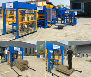 Máquina de fabricación de bloques de construcción automática de usada en Zimbabue para entrelazar ladrillos de hormigón y cemento - Product Image 2