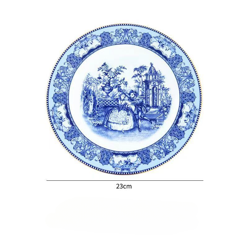 Blue white
