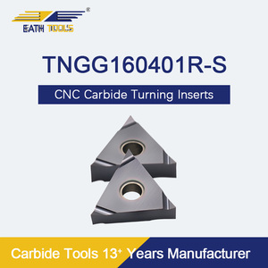 EATH TOOLS Herramientas de torneado CNC Centro de torno mecanizado TNGG16 Triángulo de aleación cementada cuchillas de alta calidad Insertos de torneado de carburo - Product Image 2