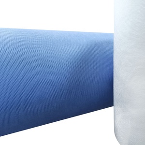 Waterproof 48gsm <strong>54gsm</strong> Pp Polypropylene SMS Blue Non-Woven Fabric Disposable Sms Surgical Gown Fabrics for Medical