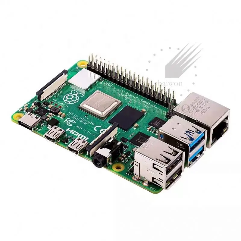 Raspberry Pi 4 B modelo B, Raspberry Pi 4B, uso para programación de Python, placas de desarrollo STM32, caja ODM, logotipo de imagen, 4GB/8GB de RAM