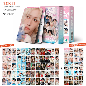 92個のSTRAY KIDSフォトカード<span class=keywords><strong>MIXTAPE</strong></span> Dominate Felix Changbin Seungmin Bangchan I.N LeeKnow Han HyunJin Lomoカード