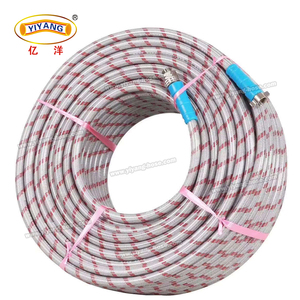 Fabrika fiyat 8.5mm kore tarzı örme su borusu <span class=keywords><strong>3</strong></span> katmanlar tarım için PVC püskürtmeli hortum yüksek basınç dokuma örgülü hortum