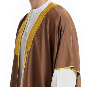 Medio oriente arabo Thobe uomini musulmani Thawb caftano musulmano islamico uomini modesti Abaya Thobe - Product Image 6
