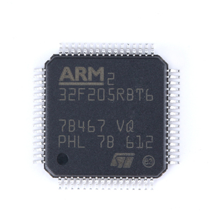 オリジナルSTM32F205RBT6 LQFP-64 ARM Cortex-M3用32ビットマイクロコントローラーMCU FPGA製品カテゴリ - Product Image 1