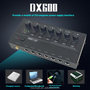 6チャンネルオーディオミキサー小型ミキシングコンソールミニ信号ミキサー楽器音楽ミキシング - Product Image 6
